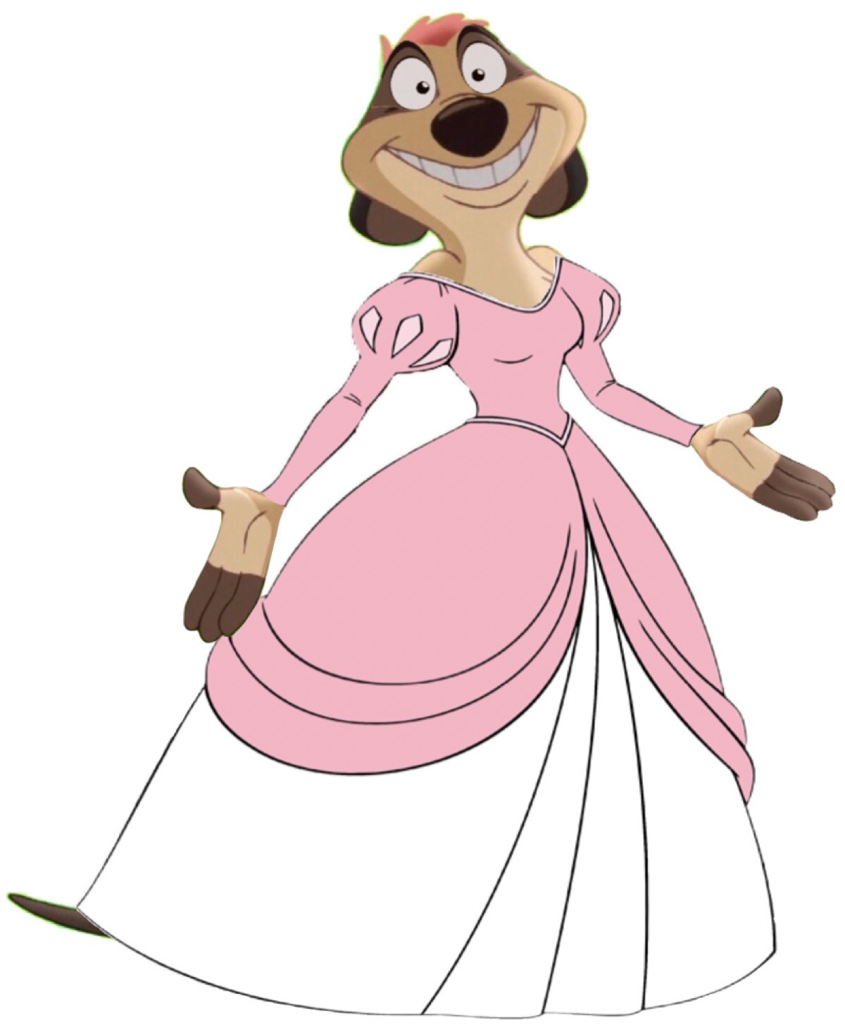 Timon in a evening dress by Furconfan on DeviantArt