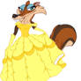 Scratte in a French dress