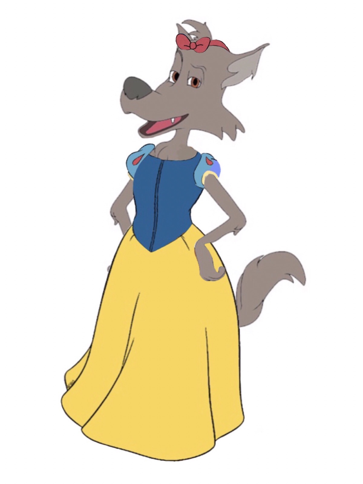 Drea Mouse Rigoanimate Big bad in a Snow White dress by Furconfan on DeviantArt