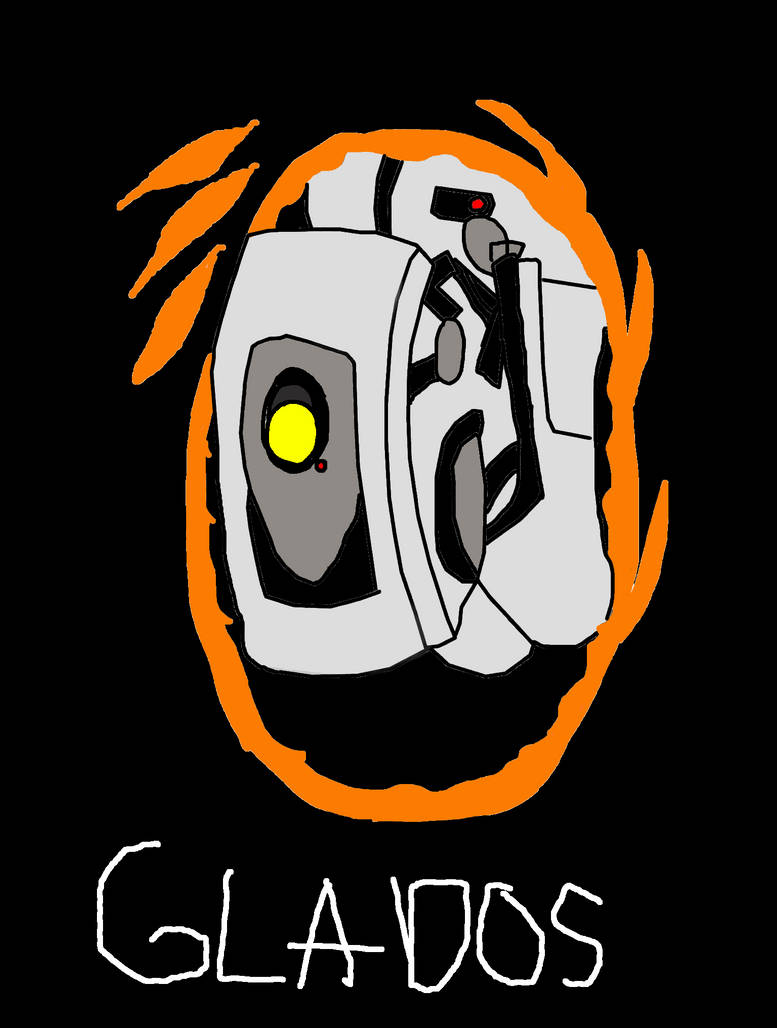 Glados colored by silverfivefox on DeviantArt