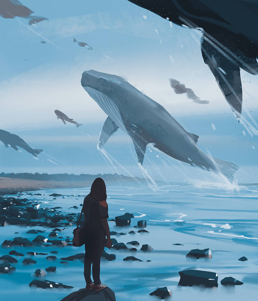 Whale migration by snatti89 on DeviantArt