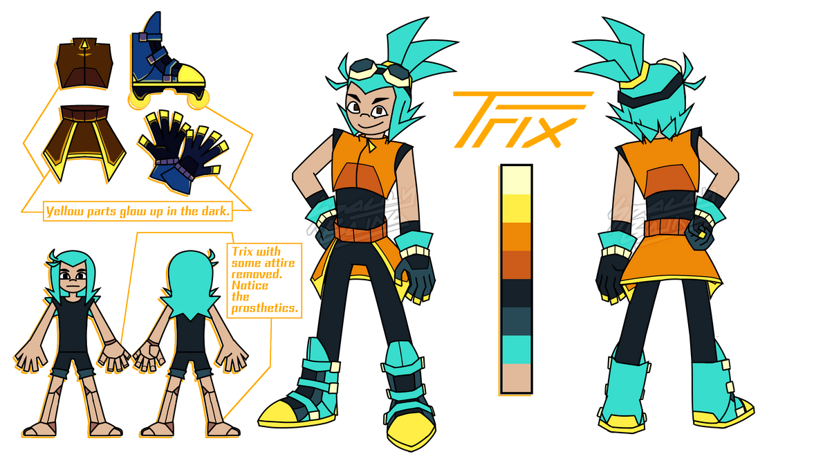 Trix: Reference Sheet by SpaceyBeing on DeviantArt
