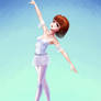 A short haired ballerina