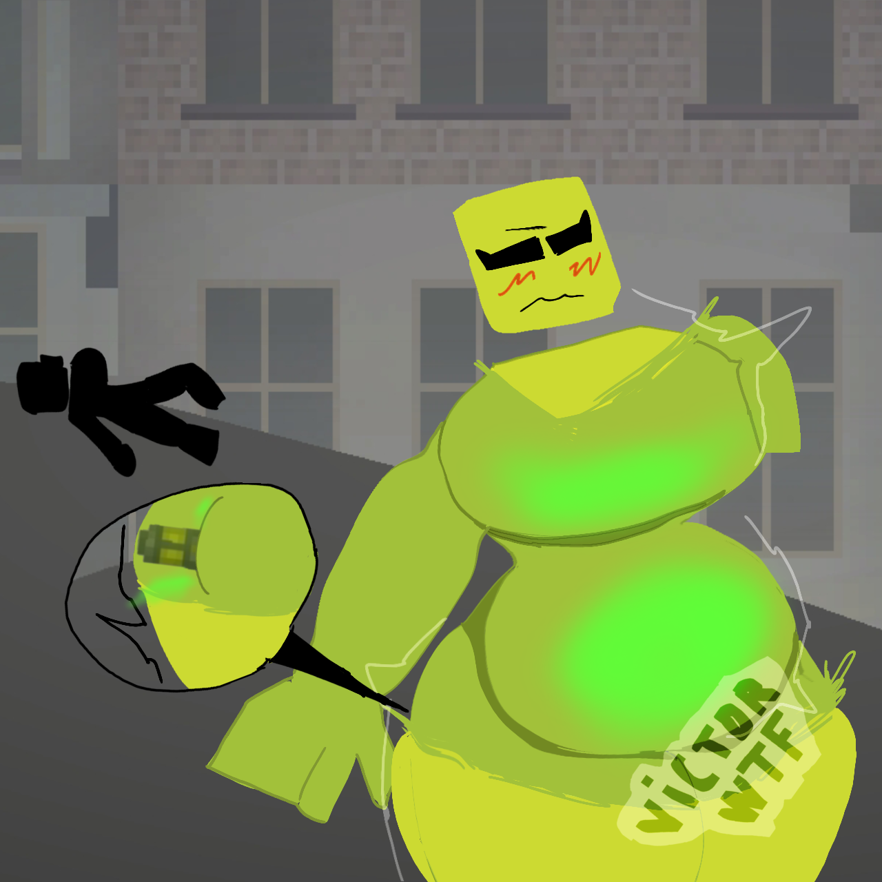 Bomb Inflation Explosion Deviantart Melon sandbox corn gas bomb inflation, XD. by Victorwtf on DeviantArt
