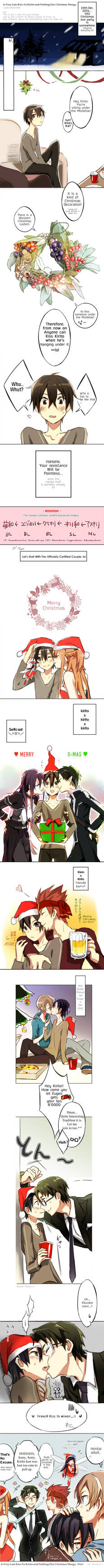 Kiss-To-Kirito-and-Nothing-Else Christmas Manga!