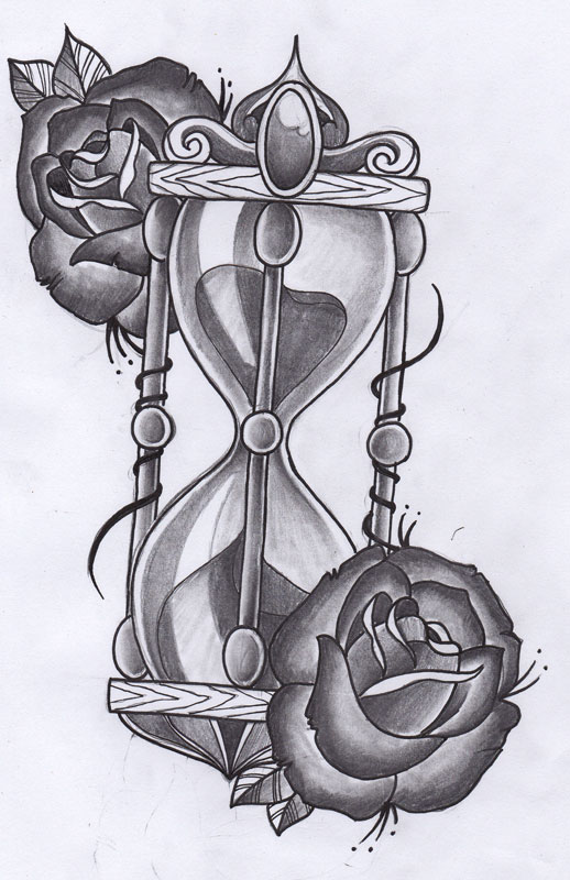 Hourglass tattoo design by Unibody on DeviantArt