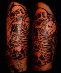 skeleton tattoo