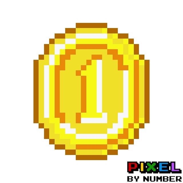 Coin Pixel Simple Coin Pixel Art by MrRelaxGame on DeviantArt