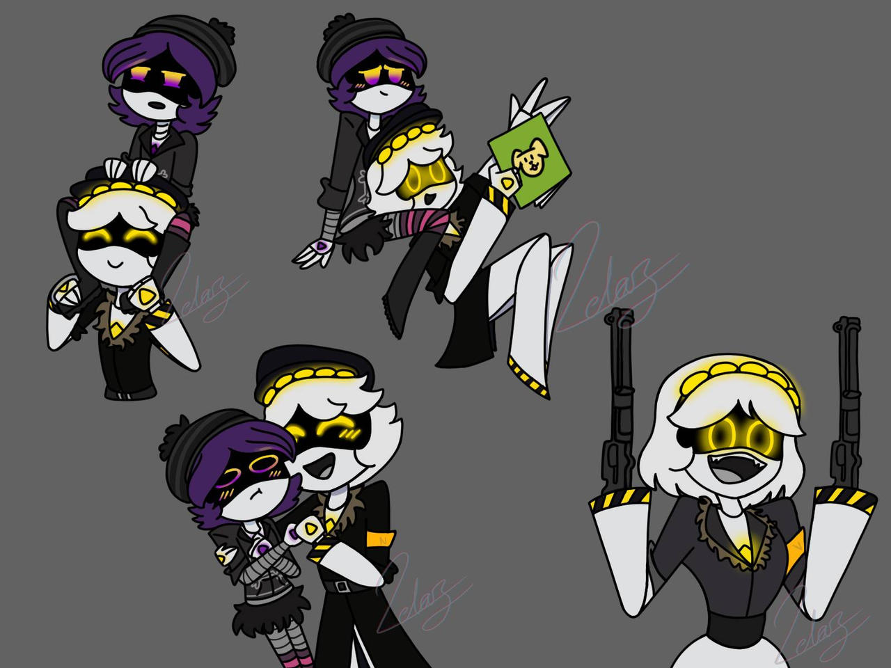Uzi N And V By Cartoon time On DeviantArt uzi-n-and-v-by-cartoon-time-on-deviantart