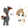 Pewdie and Cry Chibi Ponies