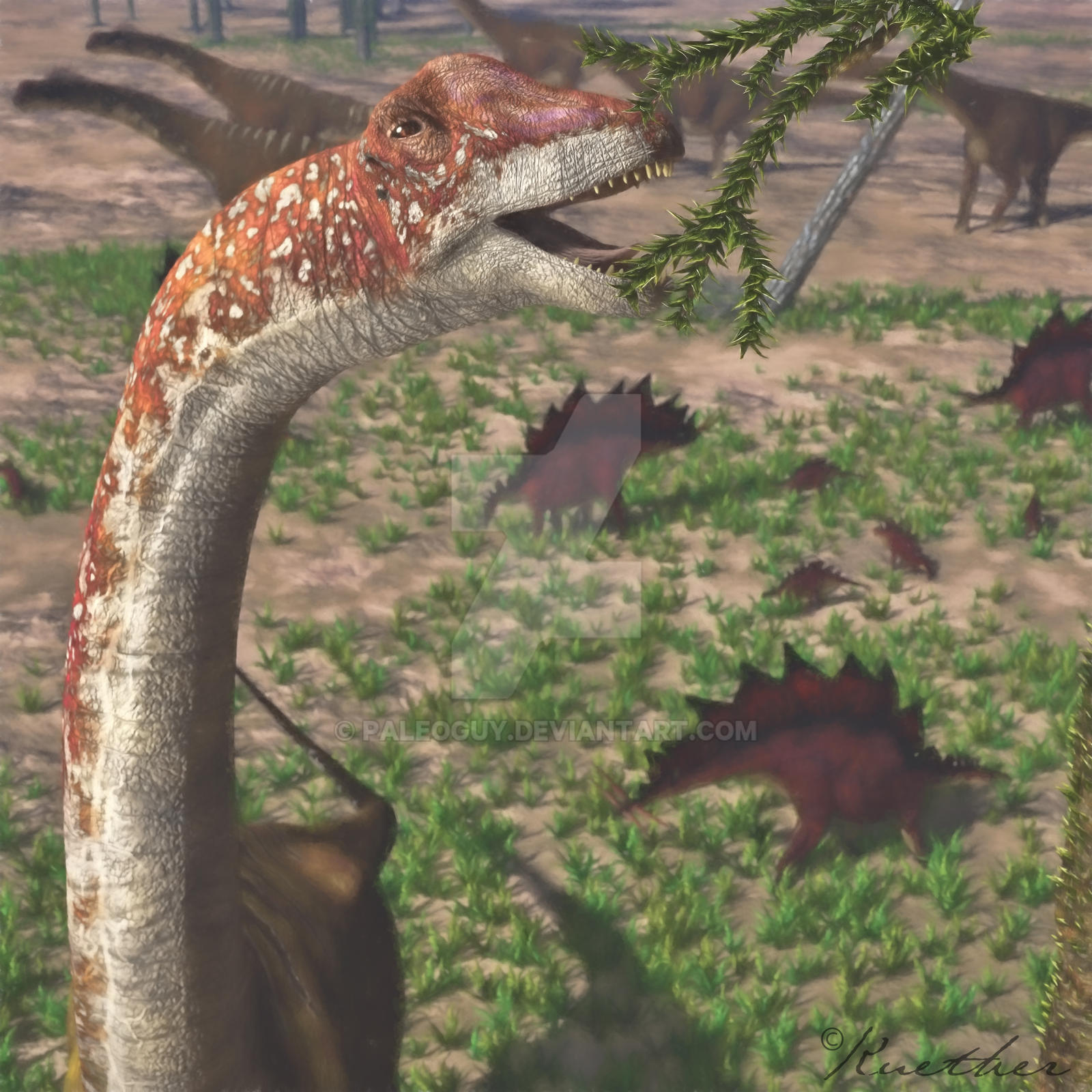 Brachiosaurus altithorax by PaleoGuy on DeviantArt