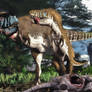 Tarbosaurus Adult and Juvenile