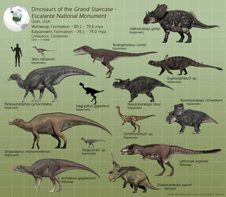 Dinosaurs of the Grand Staircase - Escalante