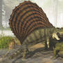 Dimetrodon and Edaphosaurus
