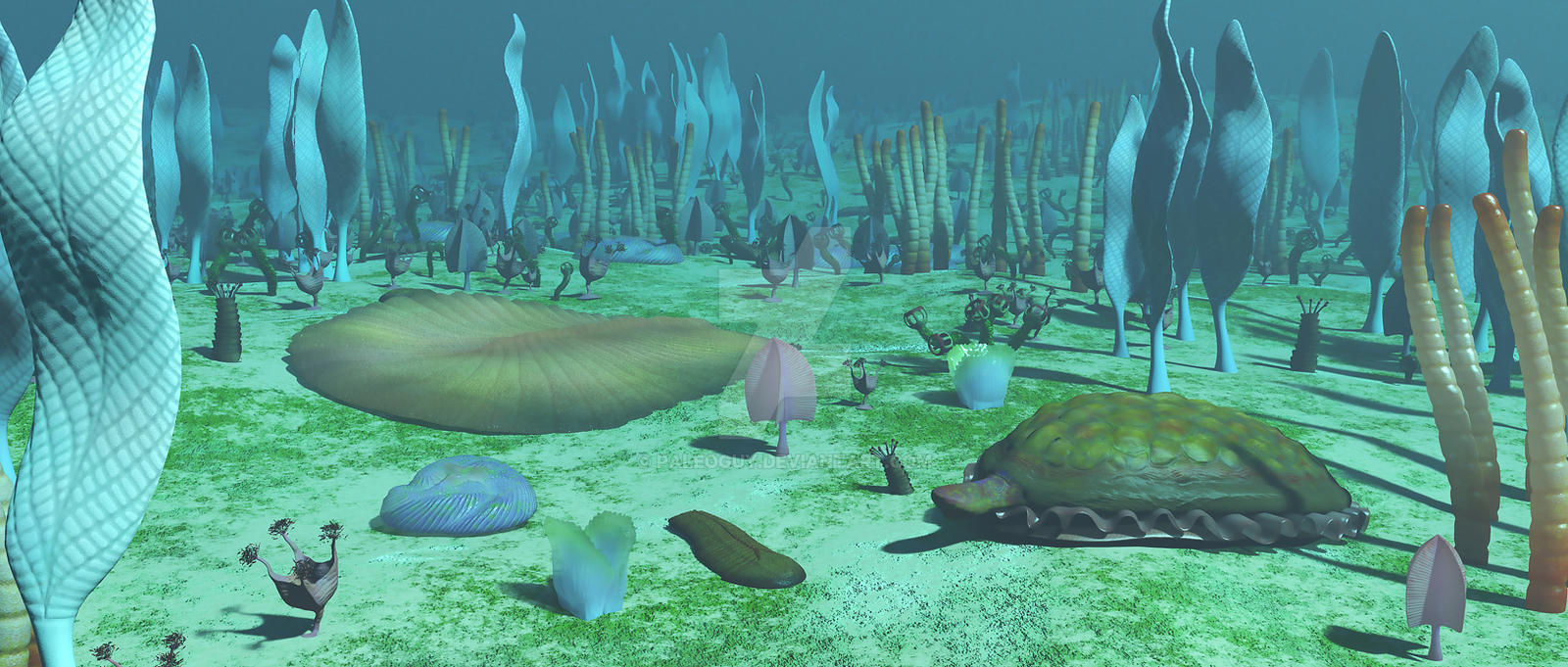 Ediacaran Biota by PaleoGuy on DeviantArt