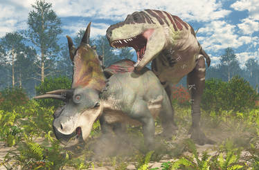 Thanatotheristes and Xenoceratops