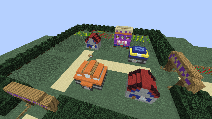 Minecraft Sinnoh:Floaroma Town