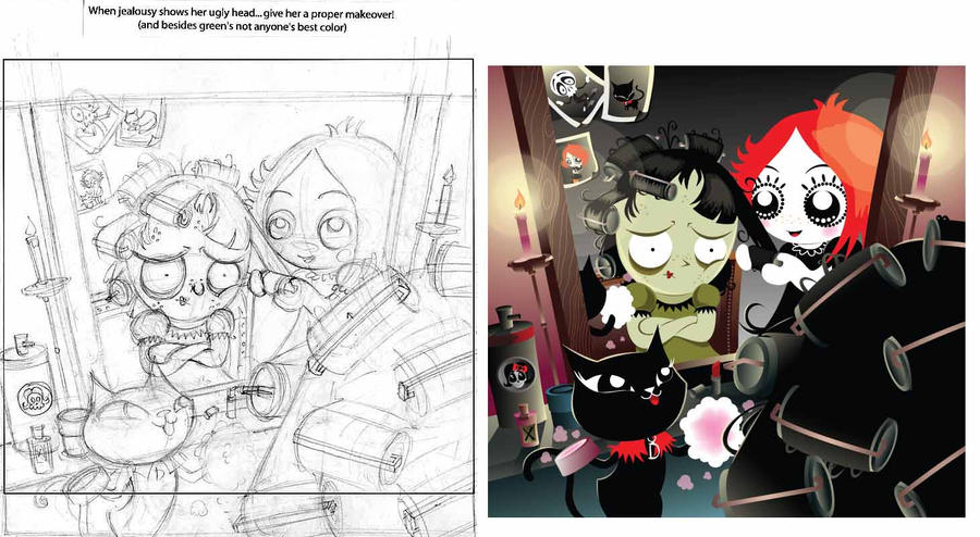 Ruby Gloom- Original sketch 02