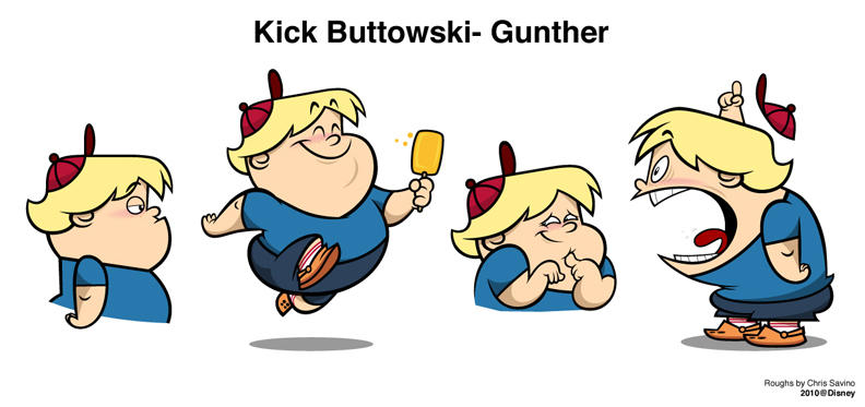 Kick Buttowski- Gunther by MHSU on DeviantArt
