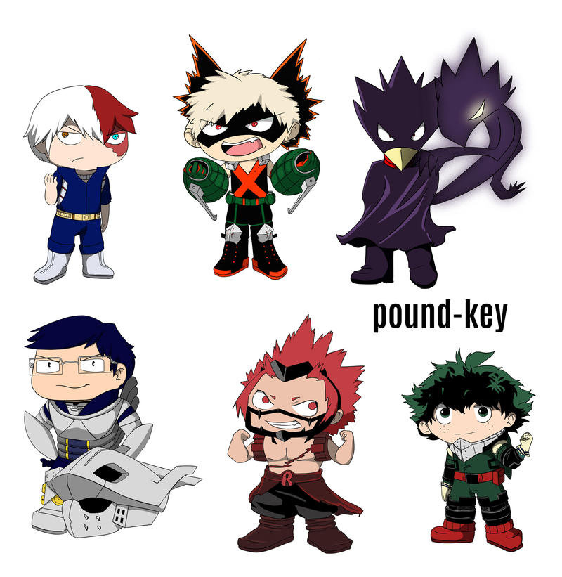 MHA Boy Sticker Set by pound-key on DeviantArt