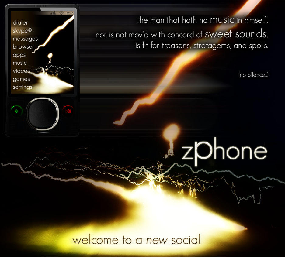 The zPhone preview