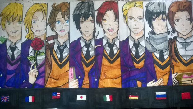 Hetalia School Jackets