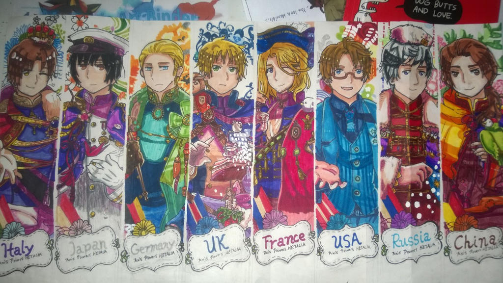Hetalia Axis And Allies Jackets (Revised!!)