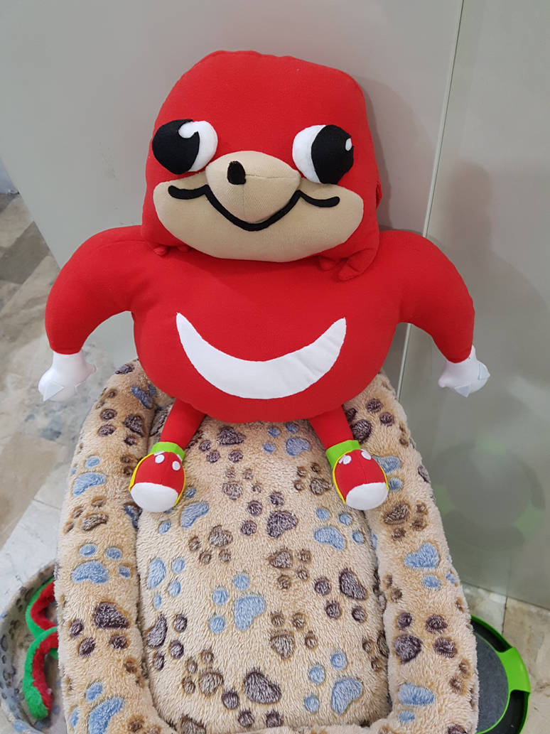 Ugandan Knuckles Plush by albinokoi on DeviantArt