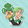 Cilan and Pansage // Sticker