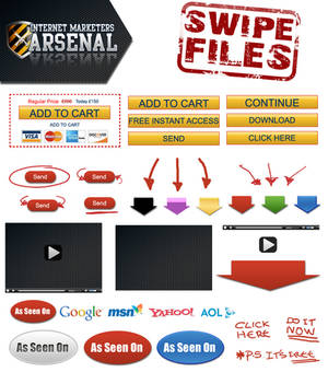 20+ Marketing Swipe File PSDs