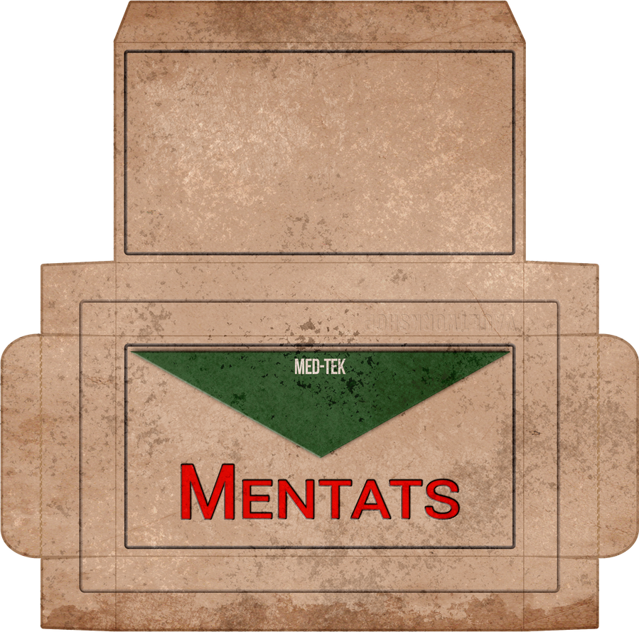 Fallout Printable Mentats Box Template By Vaultworkshop On DeviantArt