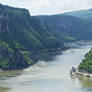 The Danube exiting the Iron Gates