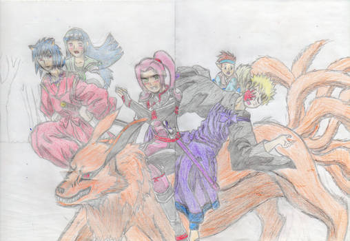 inuyasha naruto crossover