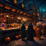 Marketplace on Halloween