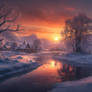 Village in Winter ( Fantasy )