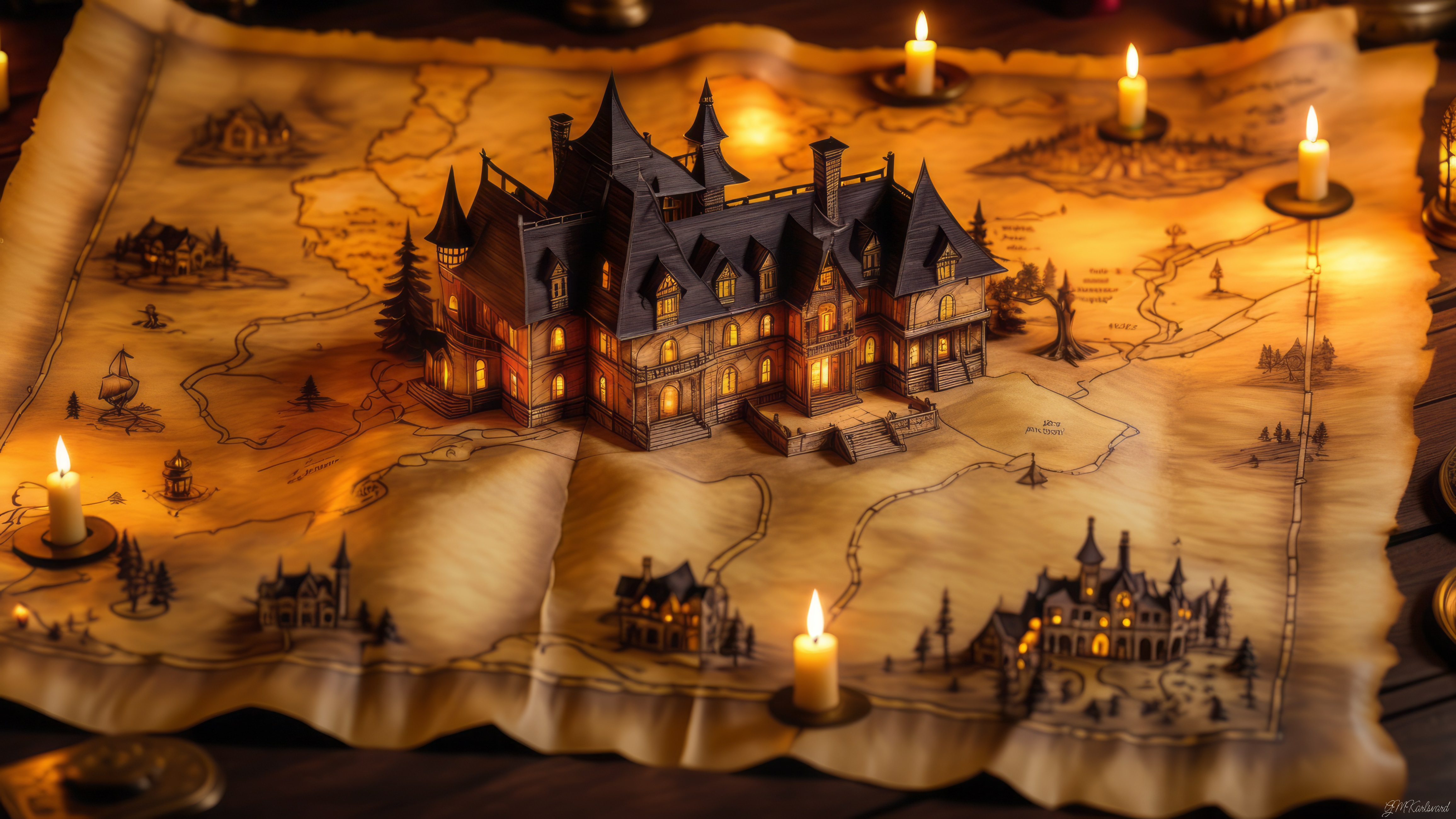 Magical Map ( Magic , Map , Fantasy ) by GMKarlsvard on DeviantArt