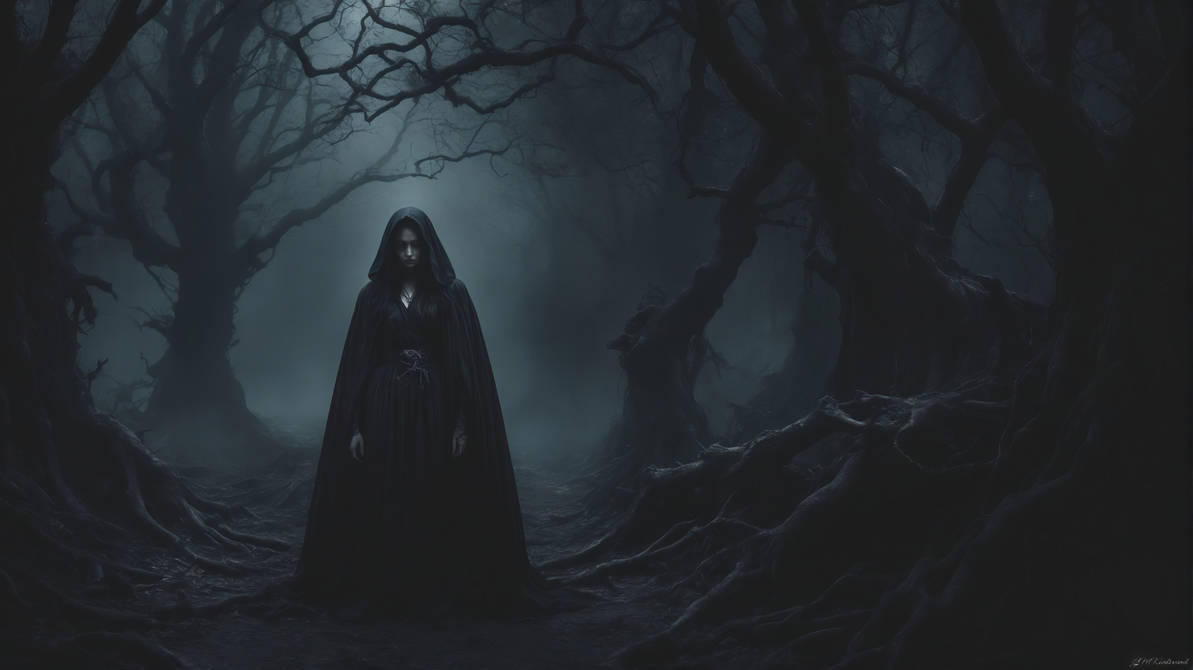forbidden tech, alc by gmkarlsvard on deviantart... The Woman - Witch , Woods , Dark , Horror by GMKarlsvard on DeviantArt