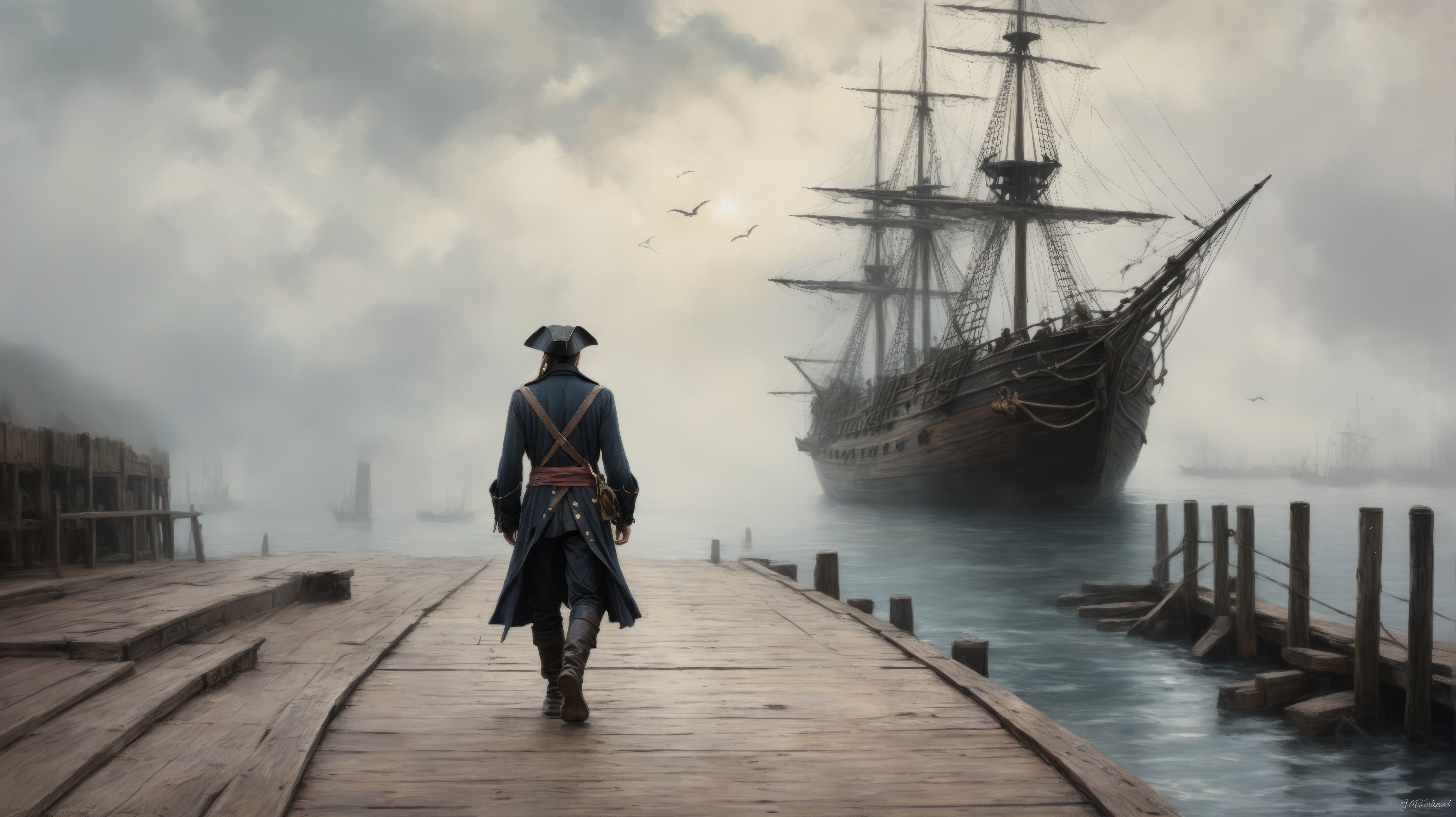 forbidden tech, alc by gmkarlsvard on deviantart... Leaving Home - Docks , Ship , Sad by GMKarlsvard on DeviantArt