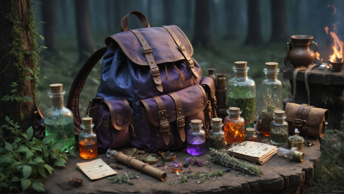 forbidden tech, alc by gmkarlsvard on deviantart... The Alchemist's Satchel - Fantasy , Alchemy by GMKarlsvard on DeviantArt