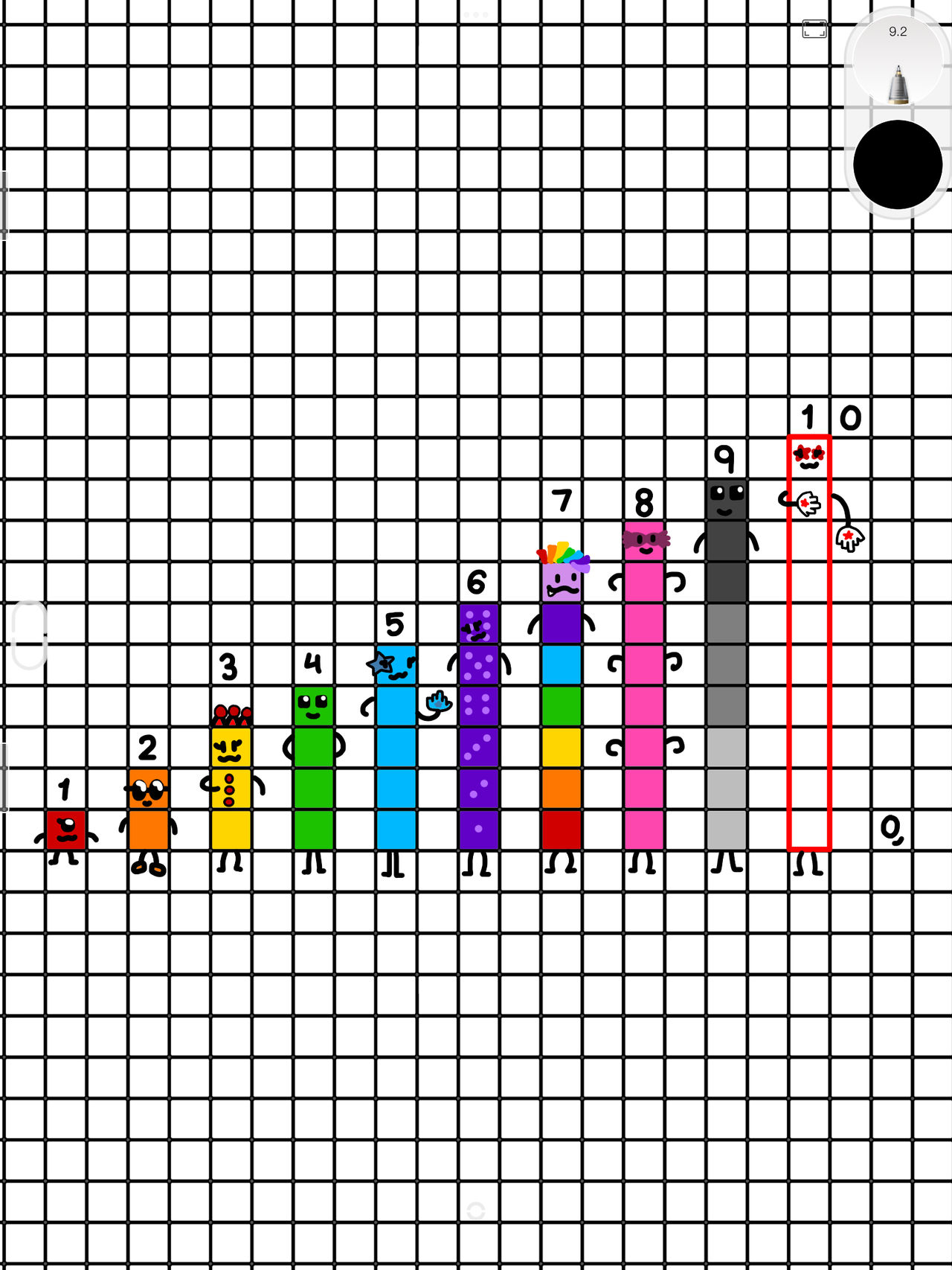 Numberblocks 0-10 by Octopuslover342 on DeviantArt