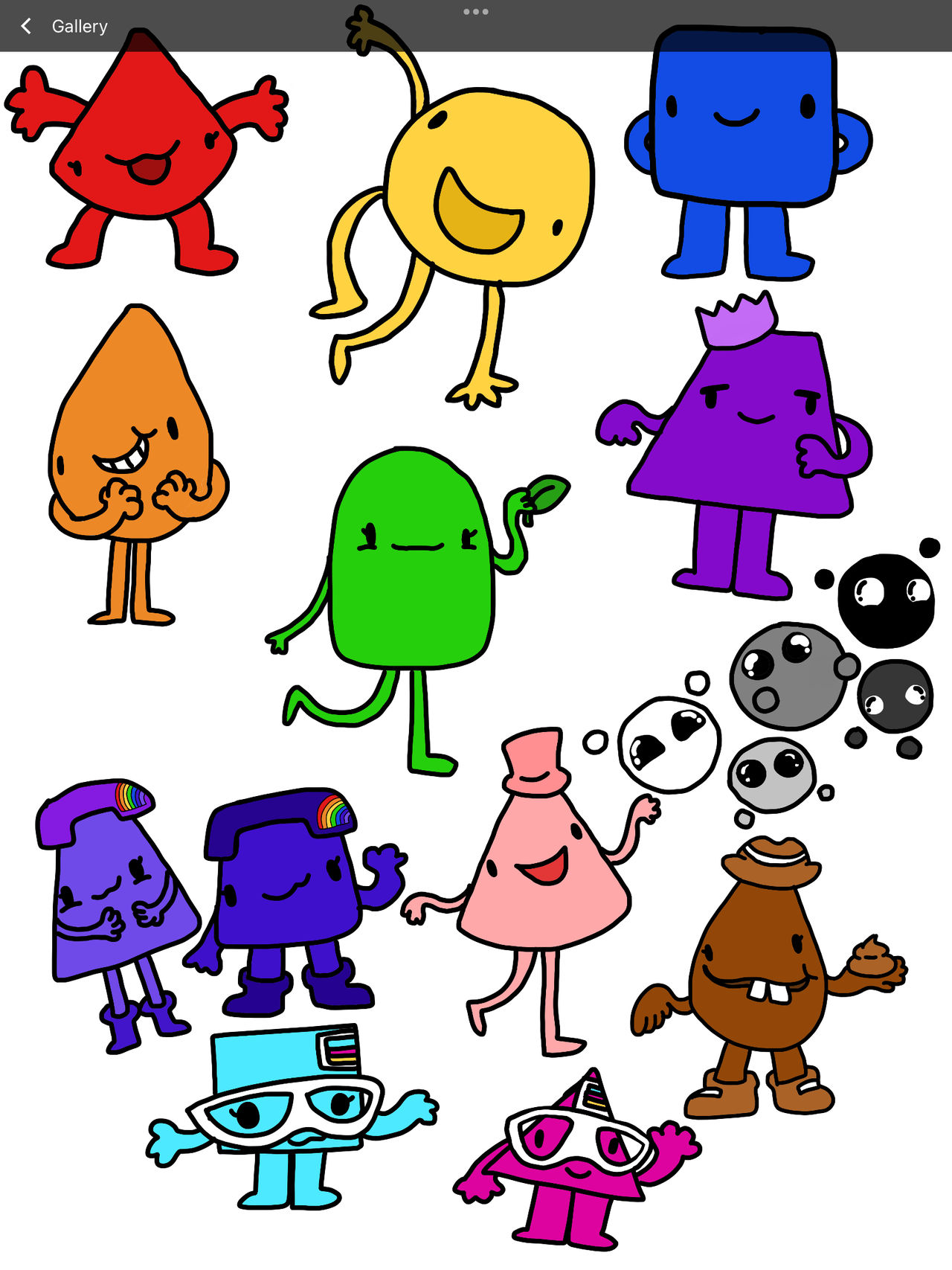 Colourblocks. by Octopuslover342 on DeviantArt