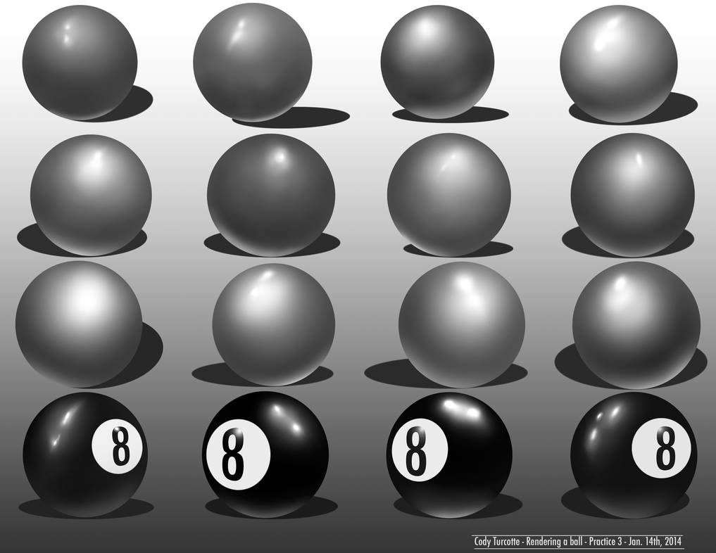 Ball Diamond Rendering Ball rendering practice 003. by ConceptCody on DeviantArt