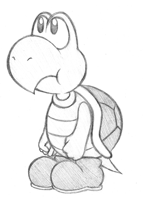 Koopa Drawing How To Draw Koopa Troopa