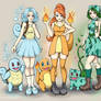 1st gen starters and gijinka