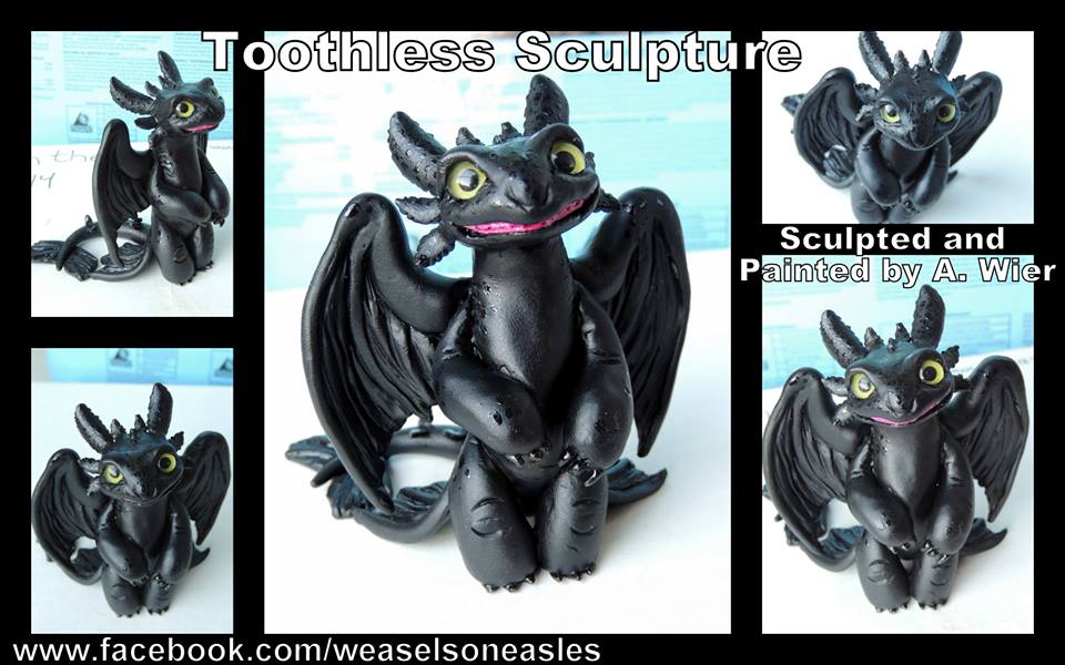 Toothless Sculpture