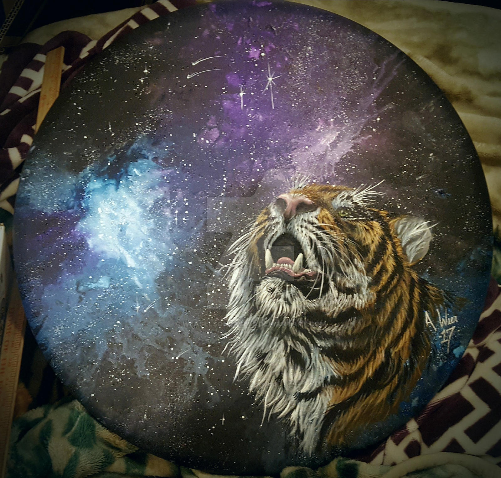 Windswept Acrylic Painting