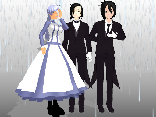 The Servants (Sebastian, Hannah and Claude MMD +DL