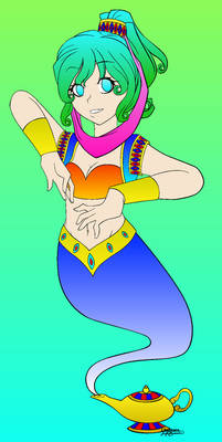 Coloured Genie for Kawazu Chan