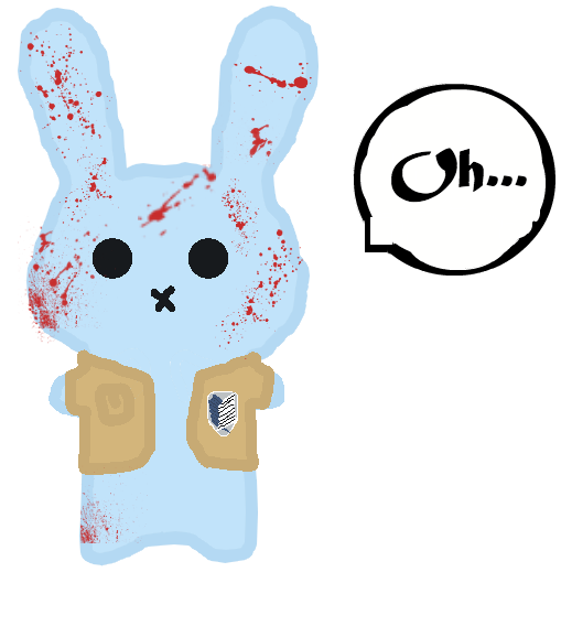 Attack on Titan Rabbit by Little-blue-rabbit on DeviantArt
