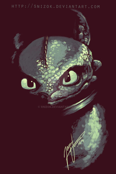 Toothless color challenge by Snizok on DeviantArt